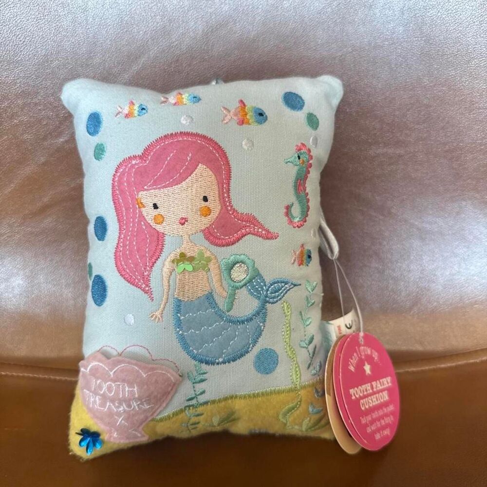 kid mermaid pillow plush